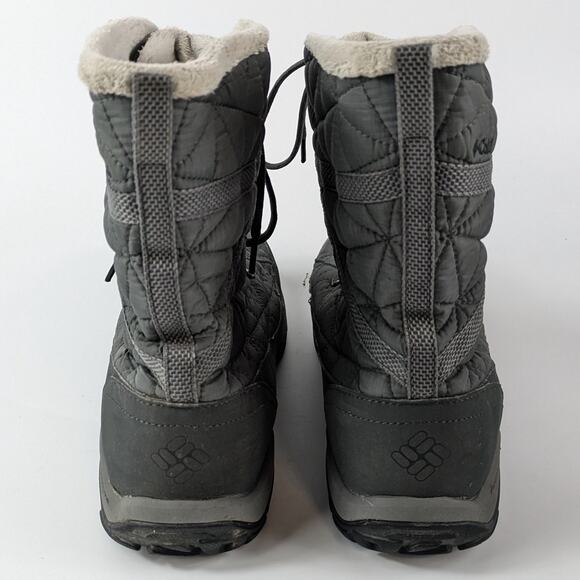 Columbia Womens Sz10 Snow Boots Loveland Mid Thermal Black Waterproof Techlite - Picture 3 of 11
